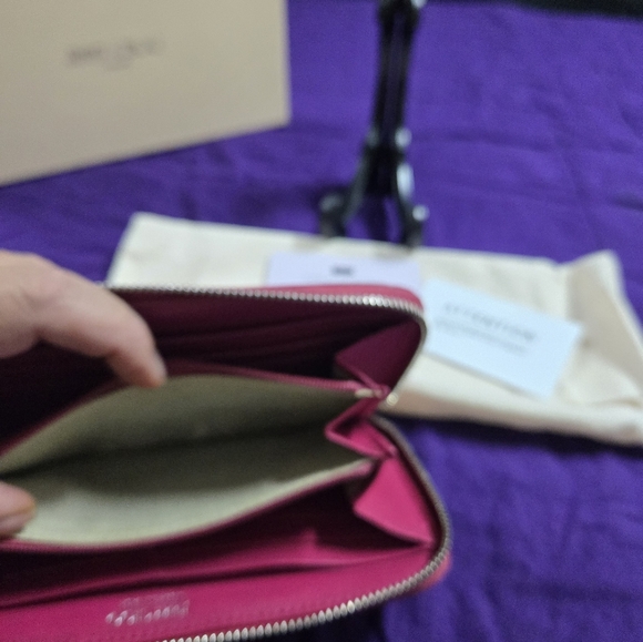 Low start EUC JIMMY CHOO NELLIE STAR STUDDED LONG WALLET - Picture 6 of 8